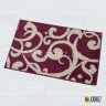 Коврик в ванную Узоры бордо фото 1